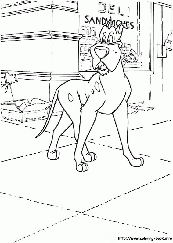 Kolorowanka Scooby-Doo w akcji - Kreatywna zabawa dla dzieci kolorowanka do druku